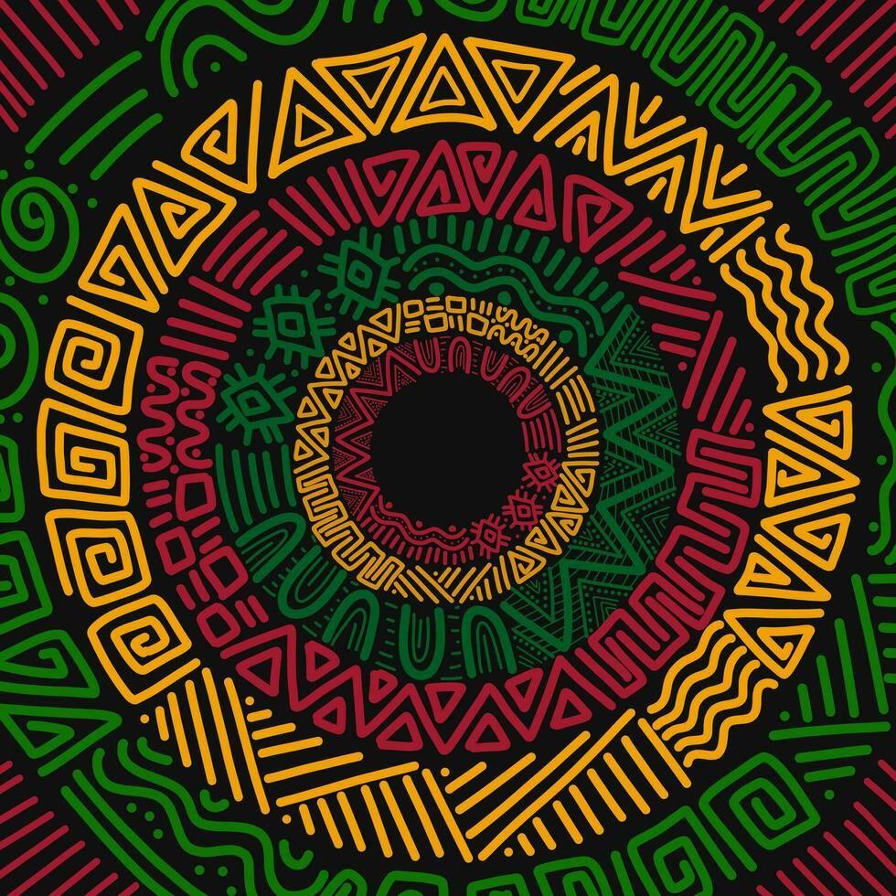 African cultural visual